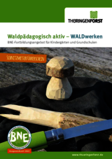 Linkziel: Link zum Beitrag mit dem Thema WALDwerken Schnitzmesserführerschein; Bildinhalt: 